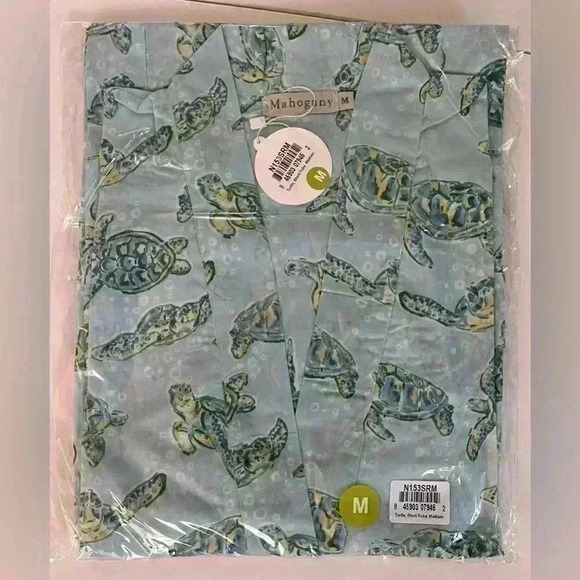 BNWT Mahogany Kimono  Style Robe with Sea Turtles Size S - Picture 4 of 11